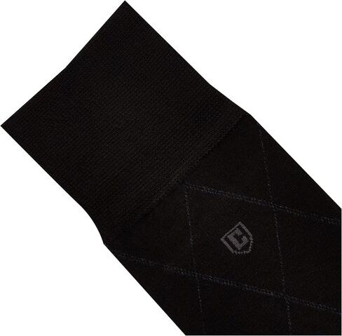 Chaps Men's Assorted Soft Dress Crew Socks With Argyle Fashion Patterns (3 Pack) in Saudi Arabia