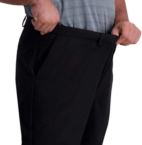 Haggar Men's Cool Right Performance Flex Solid Classic Fit Flat Front Pant-reg. and Big & Tall Sizes in Kuwait