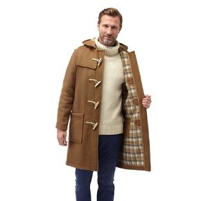 معطف دوفيل رجالي خشبي - جملي in Kuwait