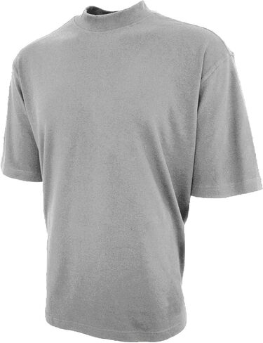 Good Life 100% Cotton Mock Turtleneck Shirt Short Sleeved Pre-Shrunk 4 Colors in Kuwait