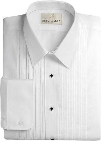 قميص Neil Allyn Men's Tuxedo قطن 100% 1/4 بوصة ياقة مسطحة in Saudi Arabia