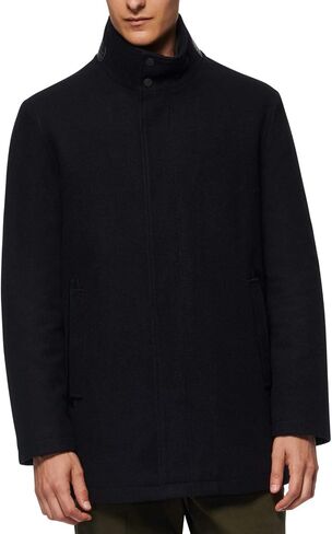 Marc New York by Andrew Marc Men's Wool Barton Jacket with Nylon Bib Insert in Saudi Arabia