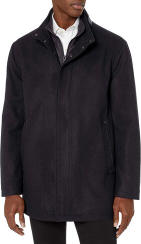 Marc New York by Andrew Marc Men's Wool Barton Jacket with Nylon Bib Insert in Saudi Arabia