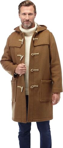 معطف دوفيل رجالي خشبي - جملي in Kuwait