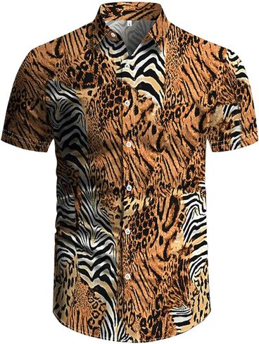 RPOVIG Beach Outfit Matching Shirts Shorts Men's Hawaiian Festival Floral Clothes 2 piece Sets with Bucket Hat in Saudi Arabia
