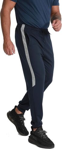 BUYJYA Men's Sweatpants,2 Pack Set Jogger Pants with Pockets,Workout Pants Suitable for Jogging Yoga Gym Casual Daily in Saudi Arabia