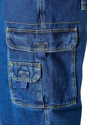 Boulder Creek by Kingsize Men's Big & Tall 12" Denim Cargo Shorts in Kuwait