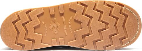 Bonanza Boots Frontier Dual 6" Work Boots for Men - Premium Leather Moc Toe, Steel Toe with Light-weight Dual Density Comfort Wedge Outsole; ASTM Rated in Saudi Arabia