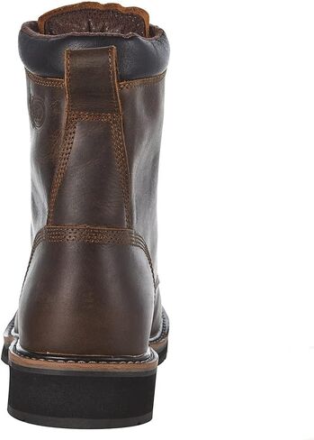 Justin Men's Stampede Lace-Up Work Boot Soft Toe Brown 12 D(M) US in Kuwait