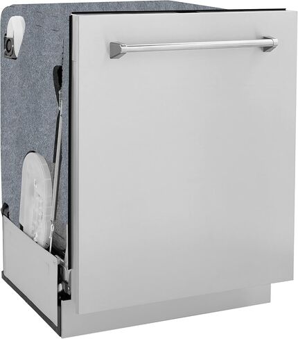 ZLINE 24" Monument Series 3rd Rack Top Touch Control Dishwasher in Stainless Steel with Stainless Steel Tub (DWMT-304-24) in Saudi Arabia