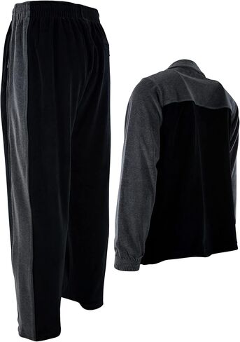 Mens Velour Tracksuit with Zippered Pockets in Saudi Arabia