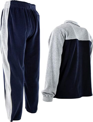 بدلة رياضية قطيفة للرجال مع جيوب بسحاب in Kuwait