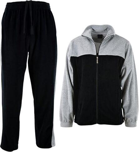 Mens Velour Tracksuit with Zippered Pockets in Saudi Arabia