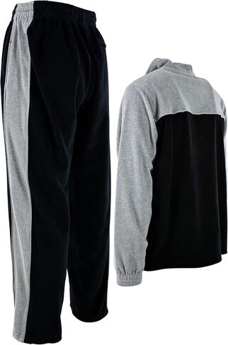 Mens Velour Tracksuit with Zippered Pockets in Saudi Arabia