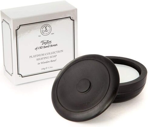 Platinum Collection Shaving Soap in Wooden Bowl 100gr in Saudi Arabia