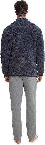 Barefoot Dreams CozyChic Men’s Shawl Collar Cardigan, Menswear Fashion Sweater in Kuwait