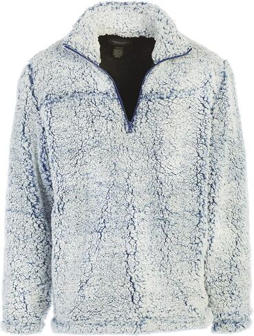 Gioberti Men and Women Super Soft Sherpa 1/4 Zip Pullover Sweater in Saudi Arabia