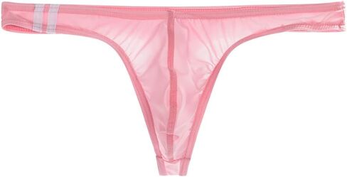 Men's Super Thin Ice Silk U Convex Low Waist G-String Thongs Underwear Youth Under Panties in Kuwait