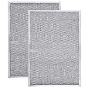 Wadoy BPS1FA36 Range Hood Filter 11-3/4" X 17-1/4" X 3/8", 2 Pack Aluminum Mesh Grease Range Hood Filter with Blue Protective Film (𝐂𝐚𝐧 𝐛𝐞 𝐭𝐨𝐫𝐧 𝐨𝐟𝐟) Compatible with Broan Nutone 99010300E