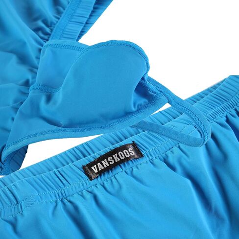 Men's Boxer Underwear, Sexy Split Side Boxer Shorts Briefs Trunks Style Underpants in Saudi Arabia