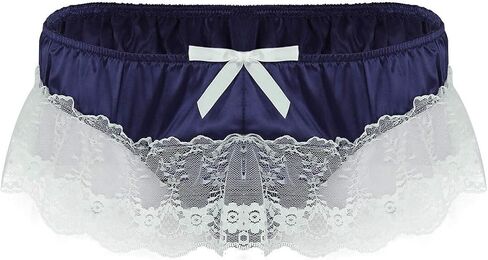 Mens G-String Thong Lace Butt Sissy Briefs Low Sexy Open Underwear Panties Purple and Gold Lingerie (Wine, L) in Saudi Arabia