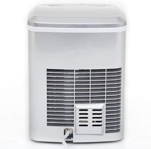 صانعة الثلج المدمجة من وينتر IMC-270MS، 27 رطل، فضي معدني in Kuwait