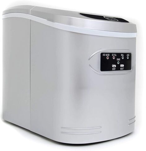 صانعة الثلج المدمجة من وينتر IMC-270MS، 27 رطل، فضي معدني in Kuwait