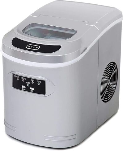 صانعة الثلج المدمجة من وينتر IMC-270MS، 27 رطل، فضي معدني in Kuwait