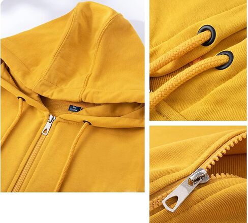 SNOLY Men Cotton Sweatshirts Zip Up Active Hoodies Coats Candy Color Unisex Couple in Kuwait