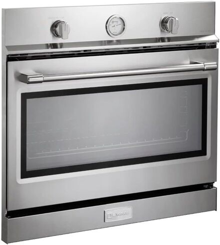 Verona Designer Series VEBIG30NSS 30 Inch Built-In Single Gas Wall Oven 3.5 cu ft Capacity Convection Infrared Broiler Electronic Ignition Stainless Steel in Kuwait