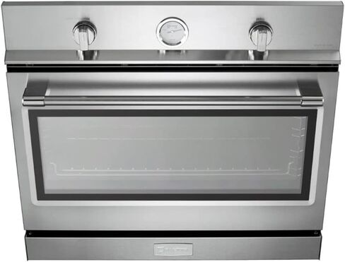 Verona Designer Series VEBIG30NSS 30 Inch Built-In Single Gas Wall Oven 3.5 cu ft Capacity Convection Infrared Broiler Electronic Ignition Stainless Steel in Kuwait
