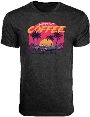 Black Rifle Coffee Company A10 Sunset T-Shirt, VTG Blk, M in Saudi Arabia