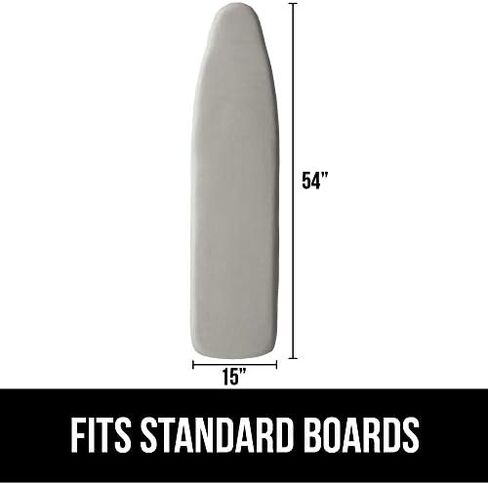 The Original Gorilla Grip Ironing Board Cover, Silicone Coating, Full Size Scorch Resistant Padding, Elastic Edge, Heavy Duty Iron Pad Covers Standard Boards, Hook and Loop Fastener Strap, Blue in Kuwait