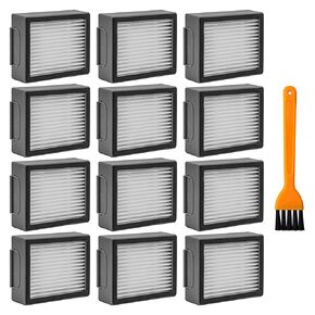مجموعة قطع غيار الفلاتر البديلة من كودس - 12 فلتر عالي الكفاءة لروبوت رومبا i7 i7 + i7 Plus E5 E6 E7 Series - ملحق مرشح مكنسة كهربائية لتعويض النضارة in Kuwait