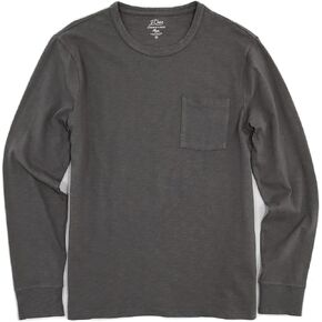J.Crew Men's Long Sleeve Garment-Dyed Pocket T-Shirt in Saudi Arabia