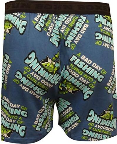 Fun Boxers Fishing Drinking Men's Boxer Short in Saudi Arabia