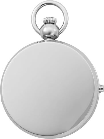 ساعة تشارلز هوبيرت 3850 بإطار صورة ميكانيكي للجيب، فضي، ميكانيكي, فضي, ميكانيكي in Kuwait