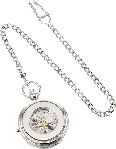 ساعة تشارلز هوبيرت 3850 بإطار صورة ميكانيكي للجيب، فضي، ميكانيكي, فضي, ميكانيكي in Kuwait