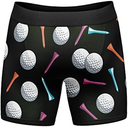 Mens I Like Golf And Maybe 3 People Boxers Funny Sarcastic Golfing Ball Tee Graphic Underwear For Guys in Saudi Arabia