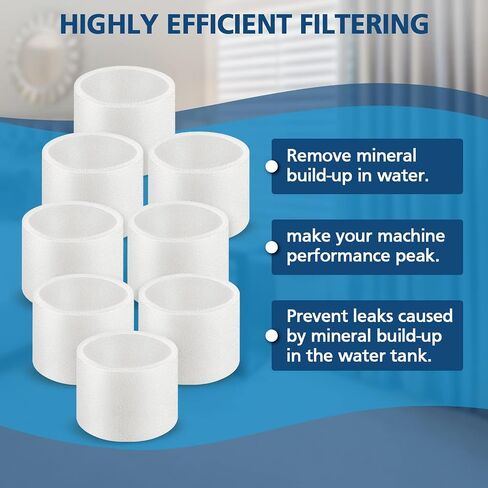 30-Pack Humidifier Replacement Filters/Wicks Compatible with LEVOIT LV600S / Dual 200S / Dual 150 / Classic 300 / Classic 300S / LV450S (Oasis Mist) Model Series Humidifier in Saudi Arabia