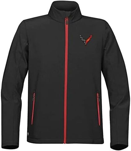 C8 Corvette High-Performance Soft Shell Jacket - Next Generation Zip Up (Large) in Saudi Arabia