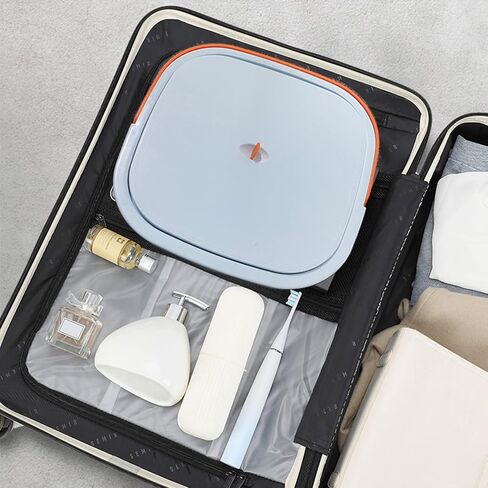 Mini Foldable Washing Machine for Baby Clothes, Underwear or Small Items, Foldable Portable Turbine Washer with Drain Basket for Apartment Dorm, Camping, Travelling, Gift for Friend or Family in Kuwait