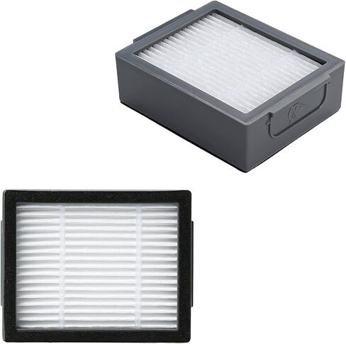 مجموعة قطع غيار الفلاتر البديلة من كودس - 12 فلتر عالي الكفاءة لروبوت رومبا i7 i7 + i7 Plus E5 E6 E7 Series - ملحق مرشح مكنسة كهربائية لتعويض النضارة in Kuwait