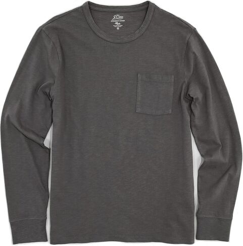 J.Crew Men's Long Sleeve Garment-Dyed Pocket T-Shirt in Saudi Arabia