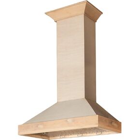 ZLINE 42 in. Unfinished Wooden Wall Mount Range Hood - Includes Motor in Saudi Arabia