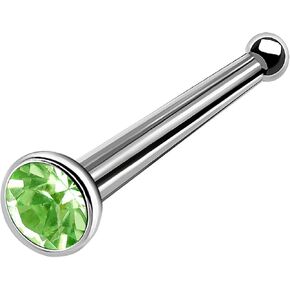 bodyjewellery 1pc 18g 1mm Titanium Nose Bone Nostril Screw Rings Earrings Septum Hoops Piercing Studs bar Hoop D4TCQ - Pick Color