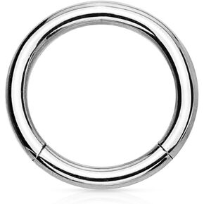مجوهرات ثقب المحار من Forbidden Body Jewelry، أقراط Daith، حلقة الزنمة، 14 جرام - 16 جرام حلقة ثقب الجسم بدون خياطة من التيتانيوم (تباع بشكل فردي) in Kuwait