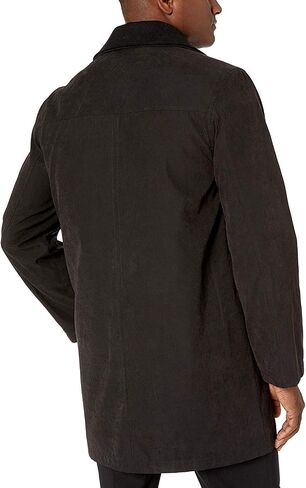 Adam Baker Men's Single Breasted Jacket 3/4 Length All Year Round Raincoat with Removable Liner in Saudi Arabia
