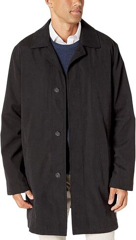 Adam Baker Men's Single Breasted Jacket 3/4 Length All Year Round Raincoat with Removable Liner in Saudi Arabia