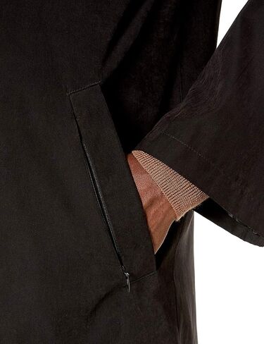 Adam Baker Men's Single Breasted Jacket 3/4 Length All Year Round Raincoat with Removable Liner in Saudi Arabia